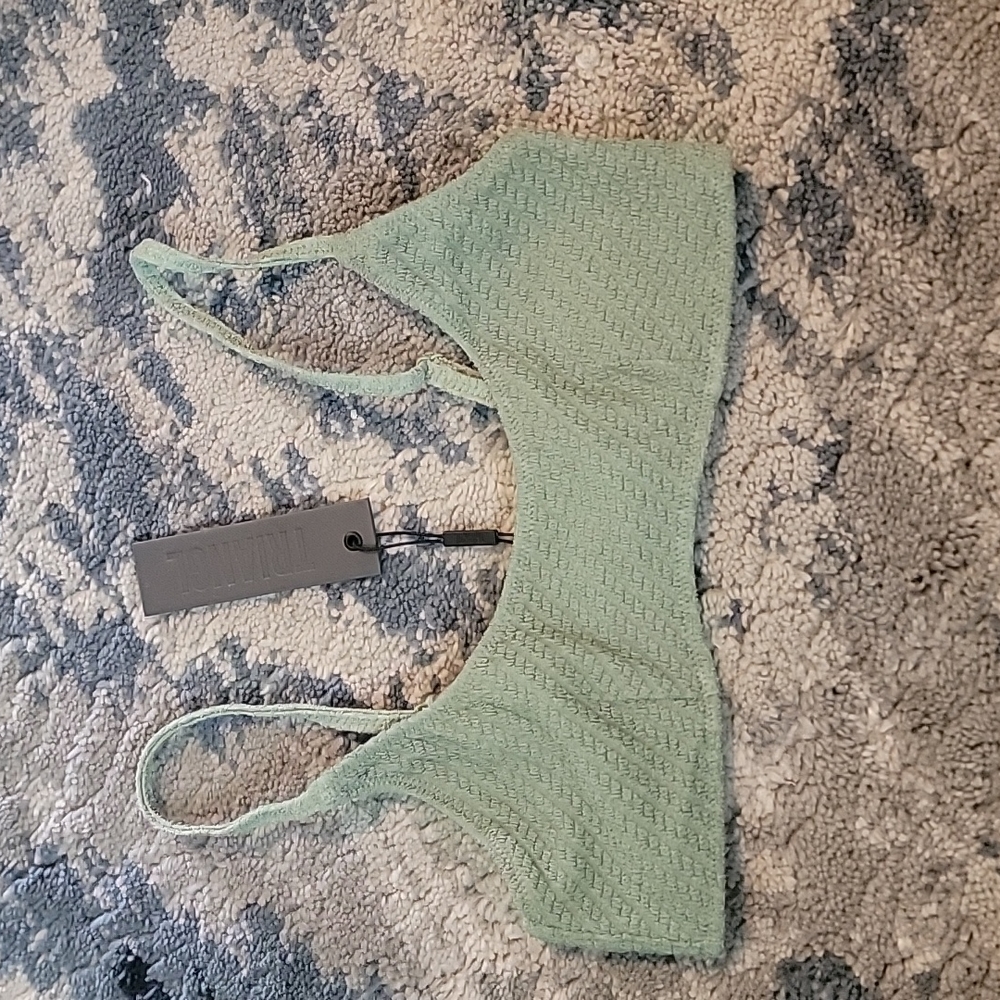 Light green bathing suits top